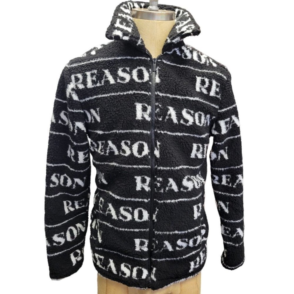 Reason Brand Fleece Jacket Mens Size Small New With Tags 98